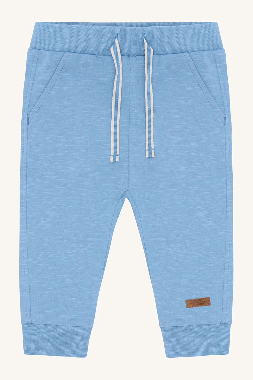 Hust&Claire Gordon Slub Jersey Hose in Glacier aus Bio-Baumwolle, nachhaltig erhältlich im Bärechind Winterthur Zürich Schweiz.
