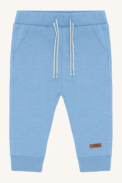 Hust&Claire Gordon Slub Jersey Hose in Glacier aus Bio-Baumwolle, nachhaltig erhältlich im Bärechind Winterthur Zürich Schweiz.