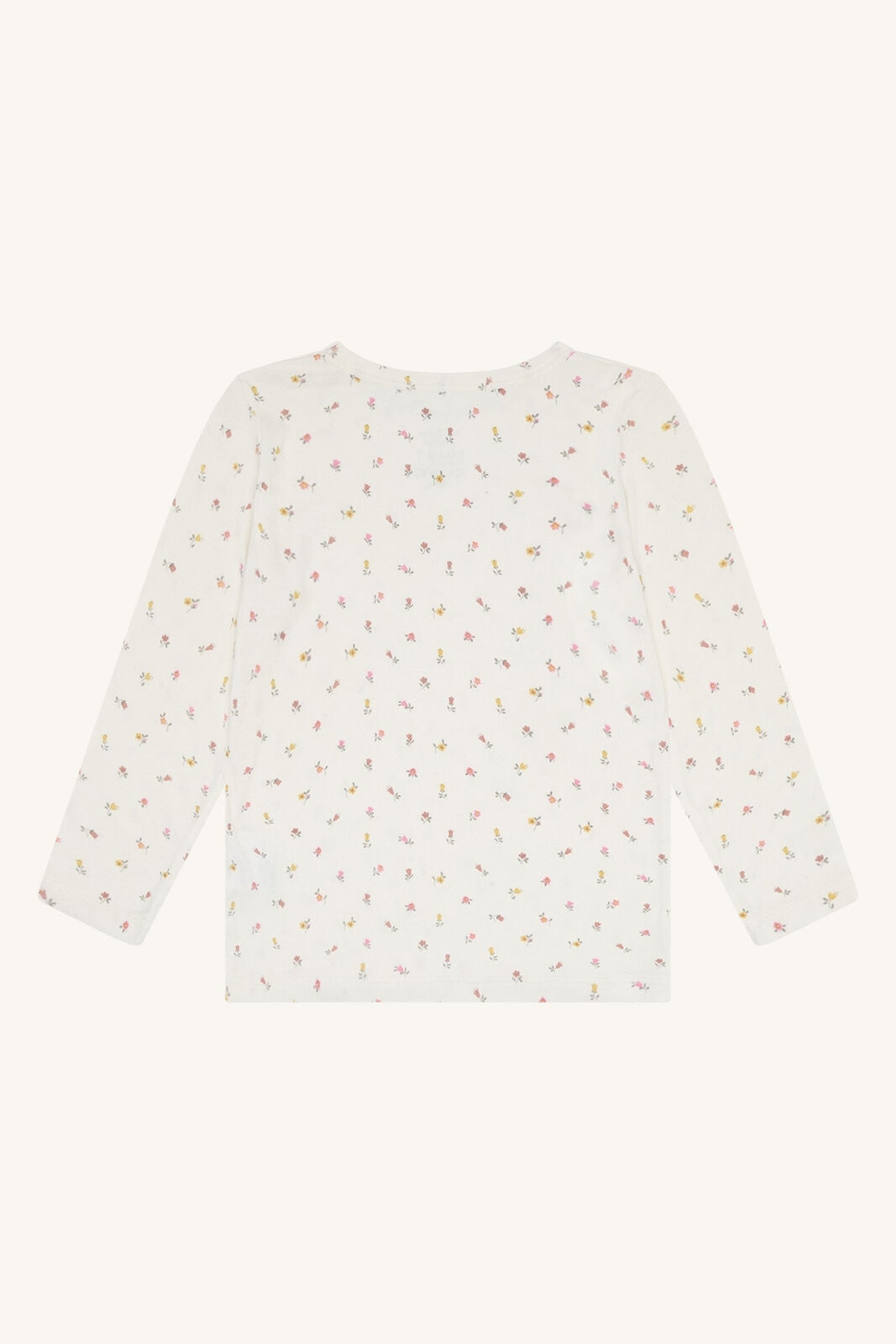 Rückansicht vom Hust&Claire Langarmshirt mit Blumenprint aus Baumwolle – Bärechind Winterthur, Zürich, Schweiz