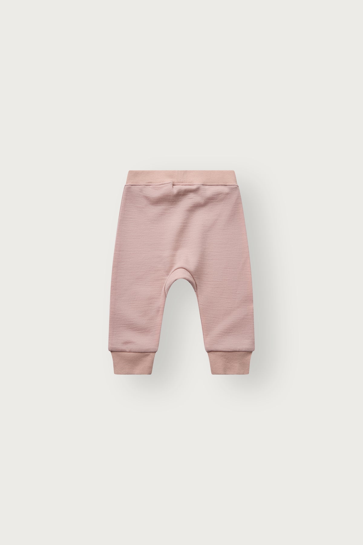 Leggings aus mulesingfreier Merinowolle, Rückansicht in Dusty Rose