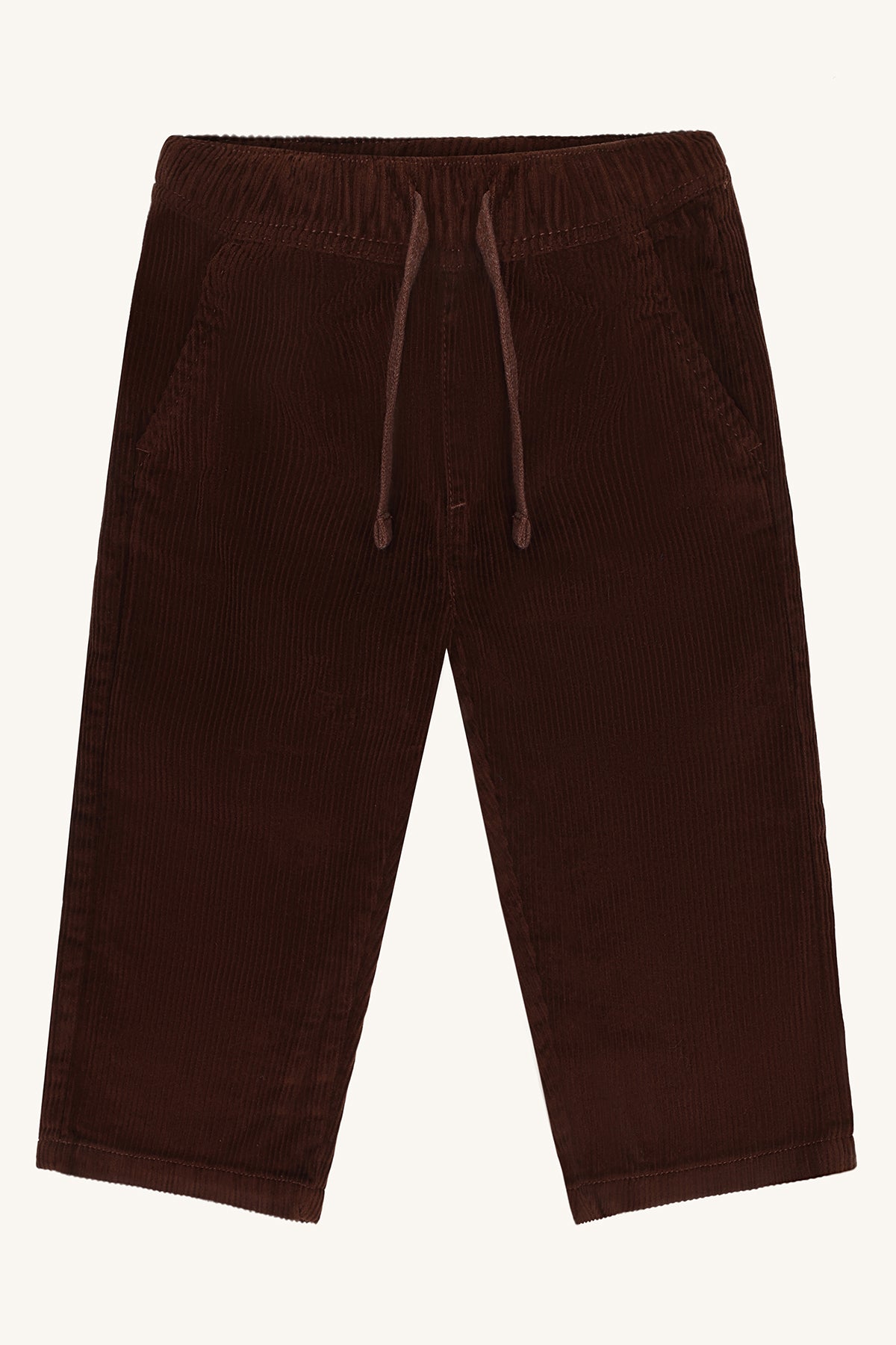 Trevor Baumwolle Kinder-Cordhose in Soil, Vorderansicht
