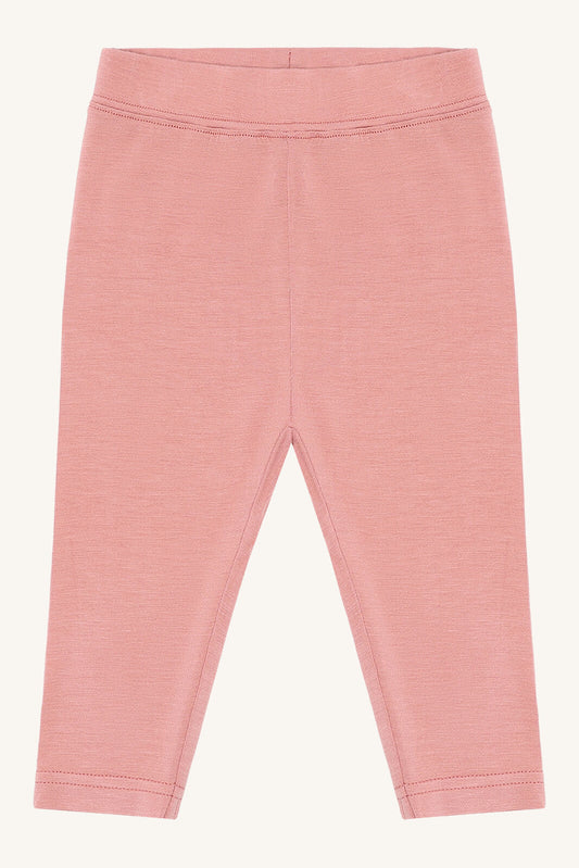 Rosa Ludo Bambus Leggings von Hust&Claire – nachhaltige Kinderkleidung bei Bärechind in Winterthur, Zürich, Schweiz.