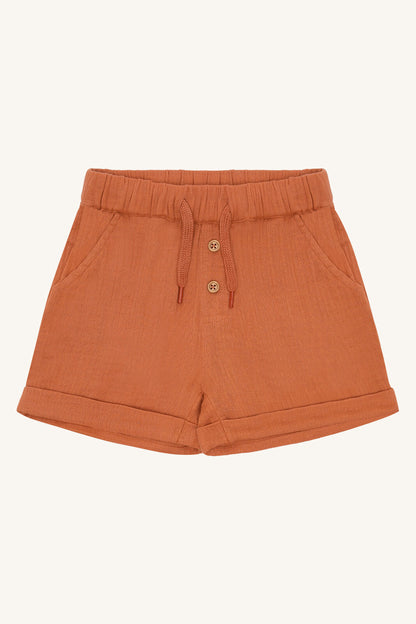 Hust&Claire Haggi Musselin Shorts aus Baumwolle in Autumn, erhältlich im Bärechind Winterthur, Zürich, Schweiz.