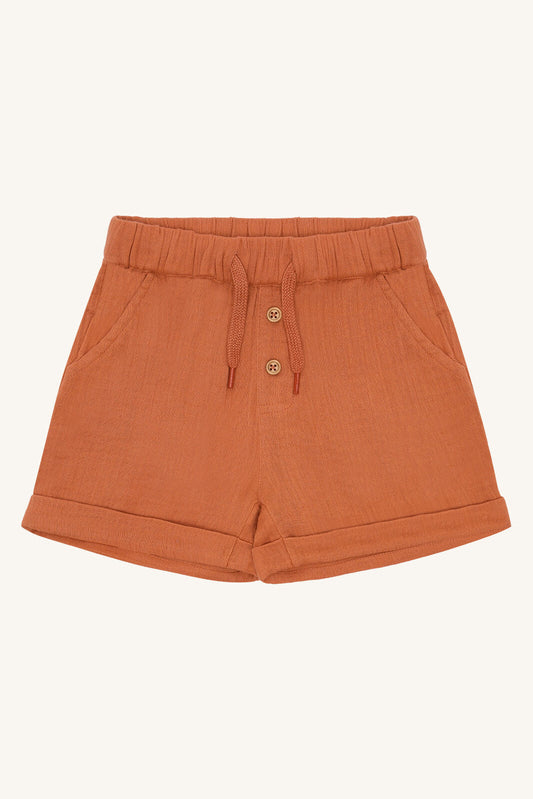 Hust&Claire Haggi Musselin Shorts aus Baumwolle in Autumn, erhältlich im Bärechind Winterthur, Zürich, Schweiz.