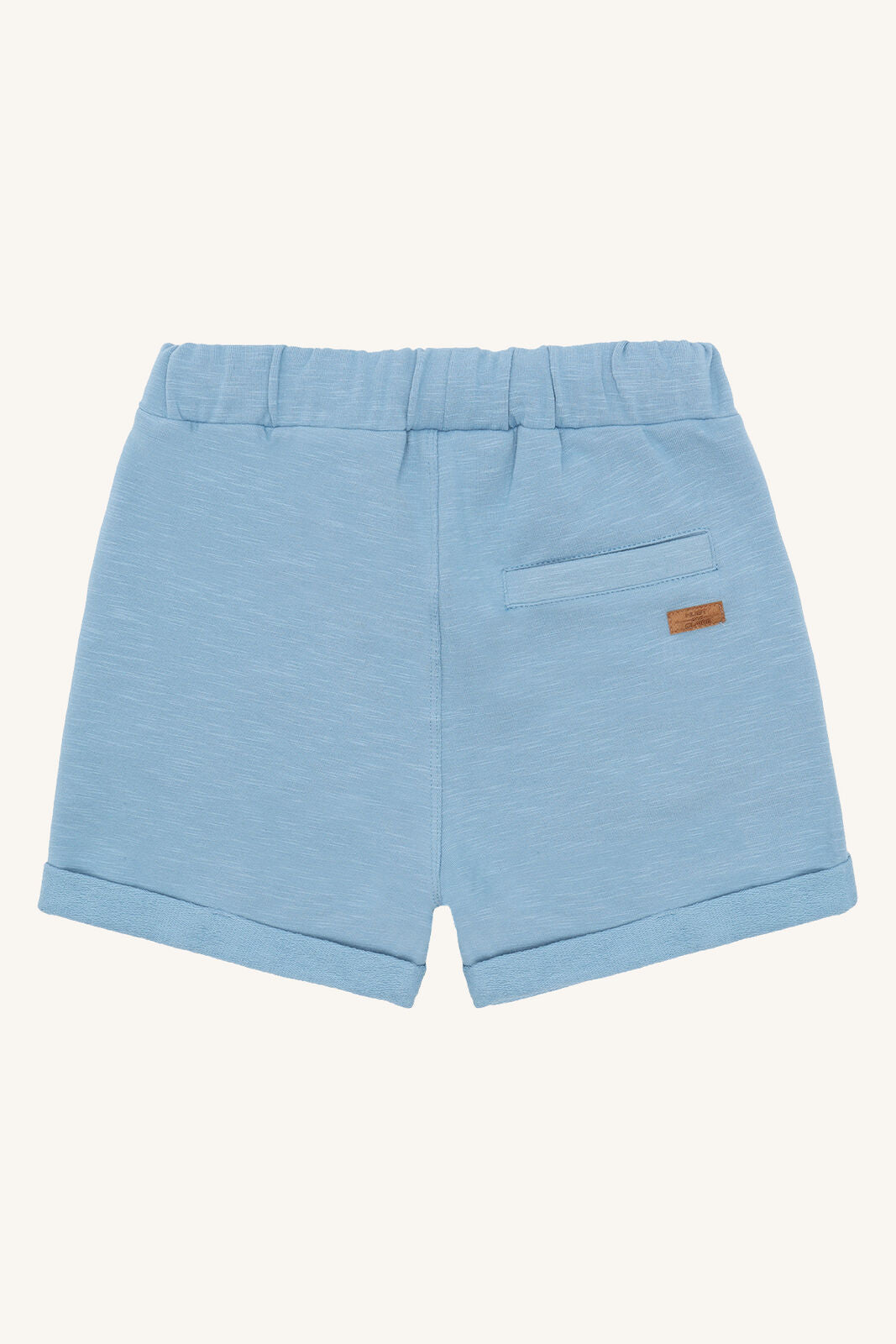 Rückansicht der Hust&Claire Haggi Slub Shorts aus Bio-Baumwolle – nachhaltige Kindermode im Bärechind Winterthur, Zürich, Schweiz.
