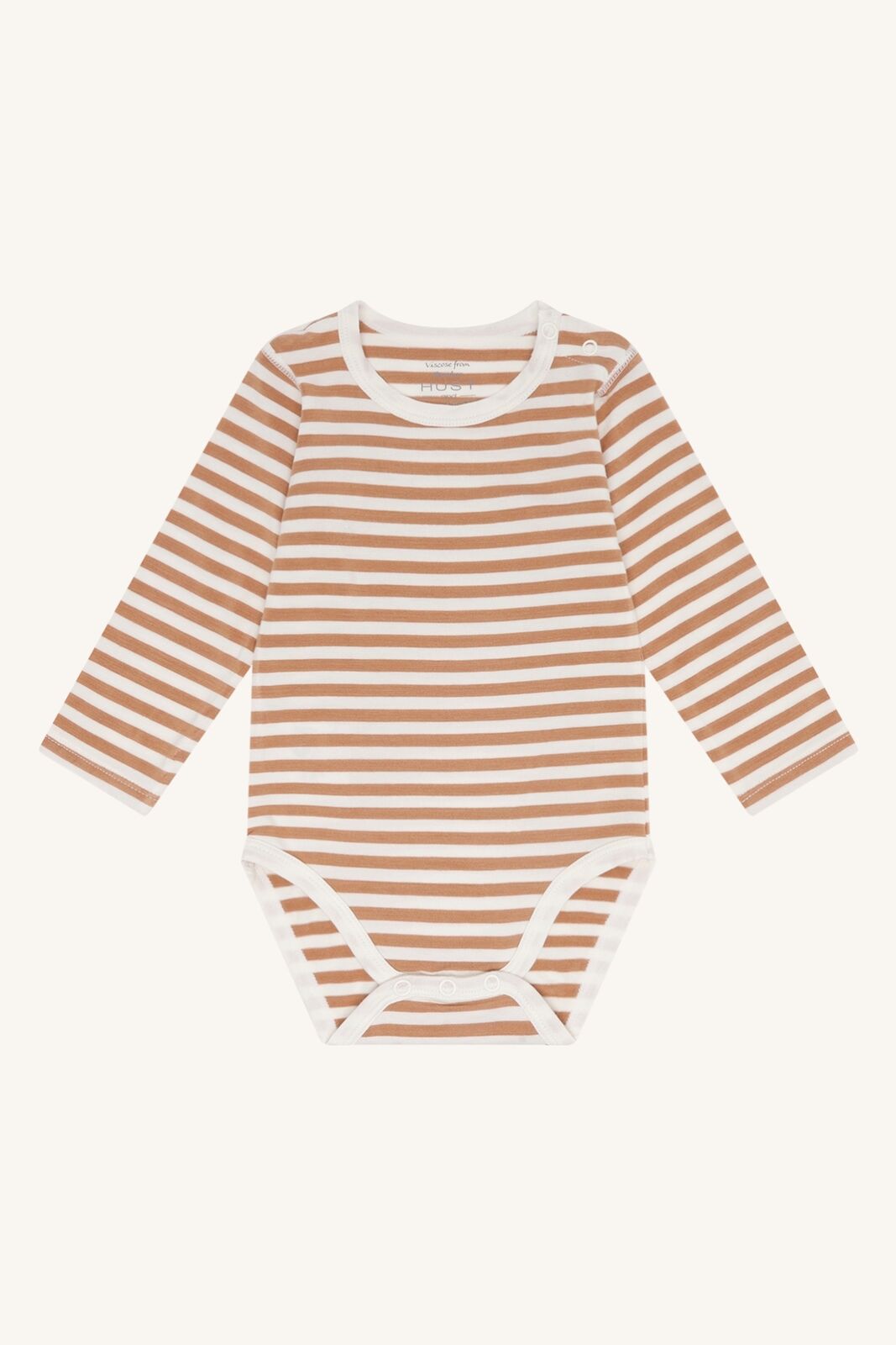 Hust&Claire Baby Body aus Bambus Viskose gestreift in Terracotta im Bärechind Winterthur, Zürich, Schweiz