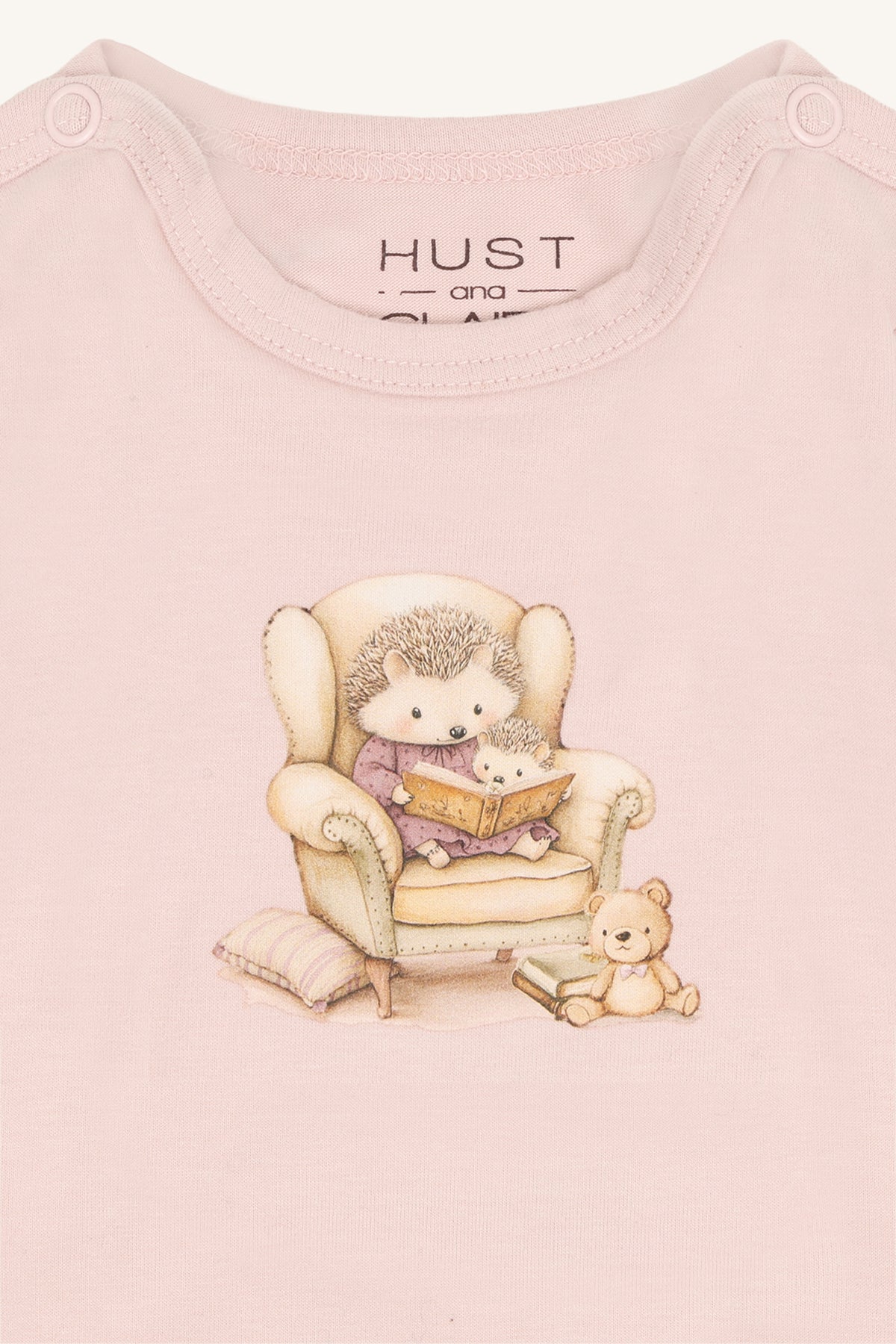 Hust&Claire Bam Reading Langarmbody in Hushed Pink bei Bärechind