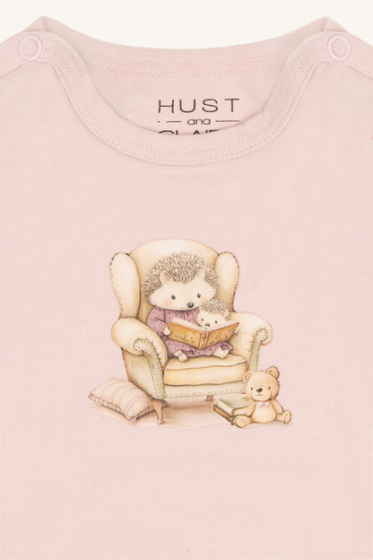 Hust&Claire Bam Reading Langarmbody in Hushed Pink bei Bärechind