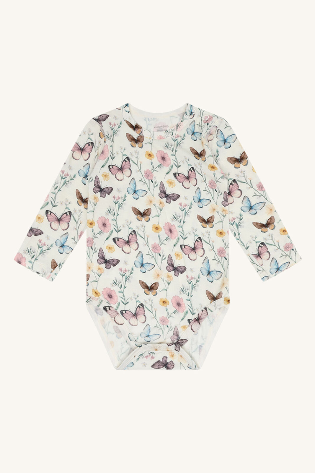 Hust&Claire Bambus Langarm Body mit Schmetterlingsprint im Bärechind Kinderladen Winterthur, Zürich, Schweiz