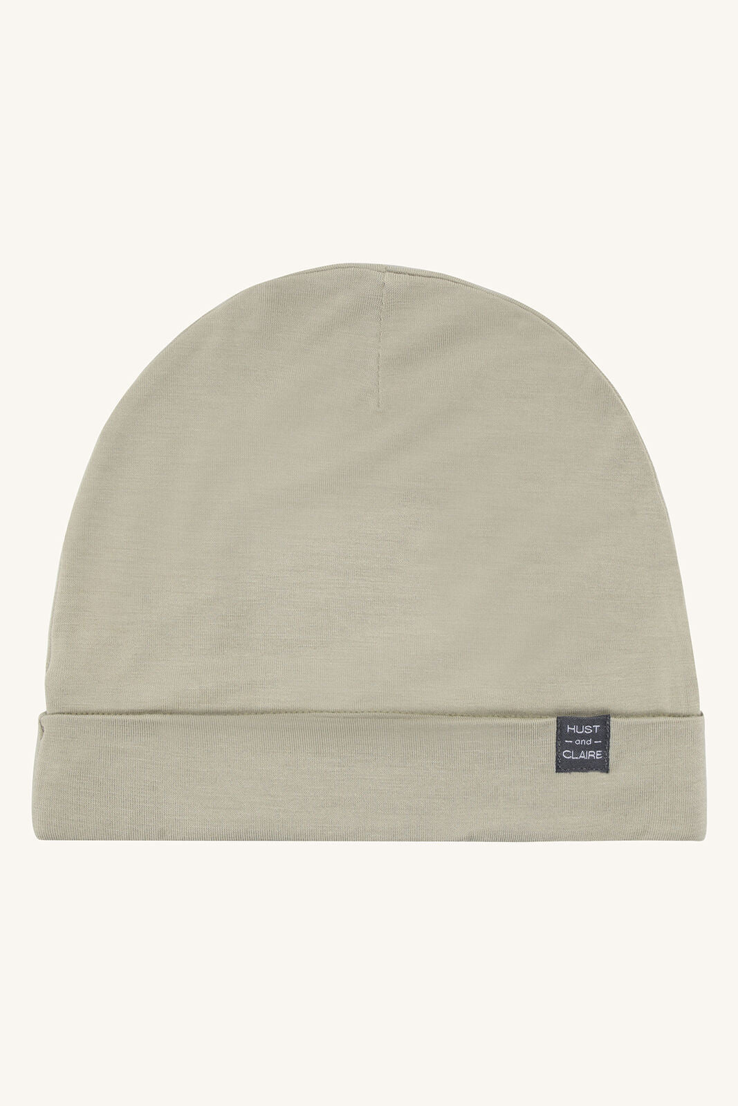 Floor Bambus Viskose Beanie von Hust&Claire in stone green, Vorderansicht, Bärechind Winterthur, Zürich, Schweiz