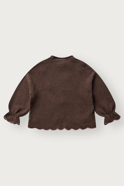 Pullover aus 100% Bio-Baumwolle, GOTS-zertifiziert und weich