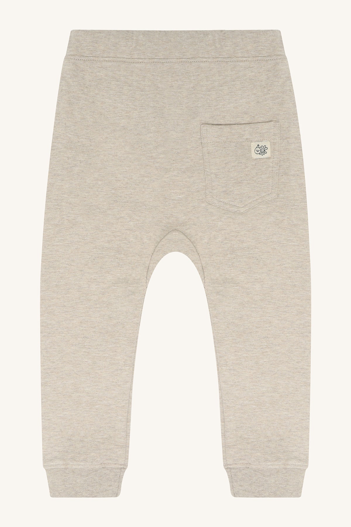 Jogginghose aus gebürsteter Bio-Baumwolle, innen flauschig und warm