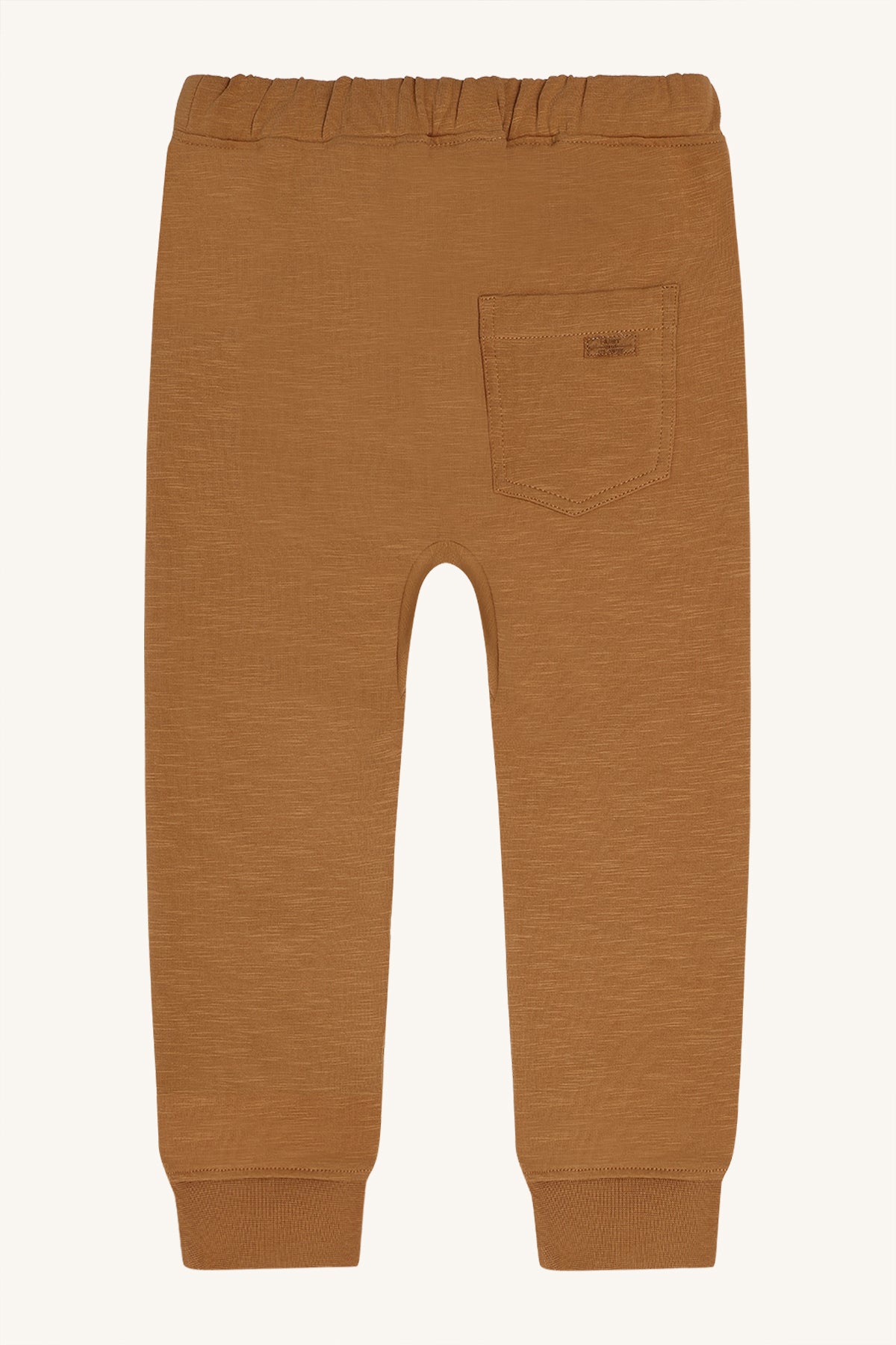 Jogginghose aus gebürsteter Bio-Baumwolle, innen flauschig und warm