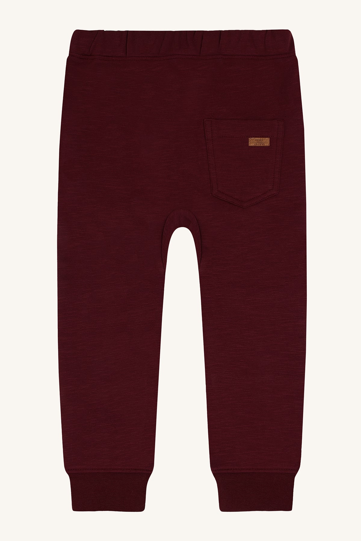 Jogginghose aus gebürsteter Bio-Baumwolle, innen flauschig und warm