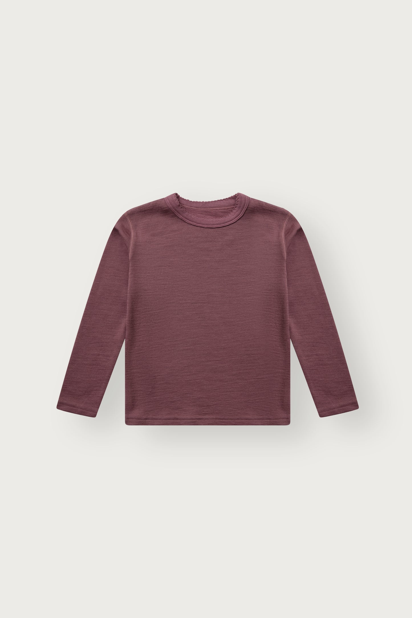 Hust&Claire Langarmshirt in Old Rose, unifarben, Vorderansicht
