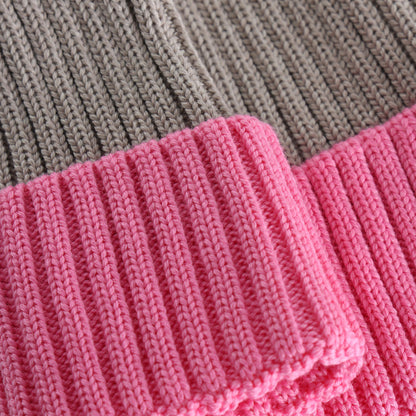 Detailansicht der Merino Strickmütze aus dem Bärechind Sortiment