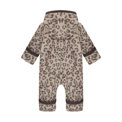 Rückansicht des Wollfleece Overalls aus 100% Merinowolle