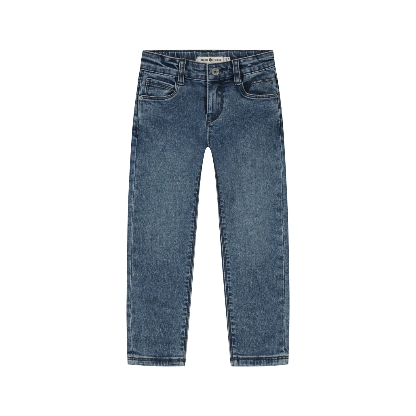 Jeans in Mid Blue Denim, Vorderansicht