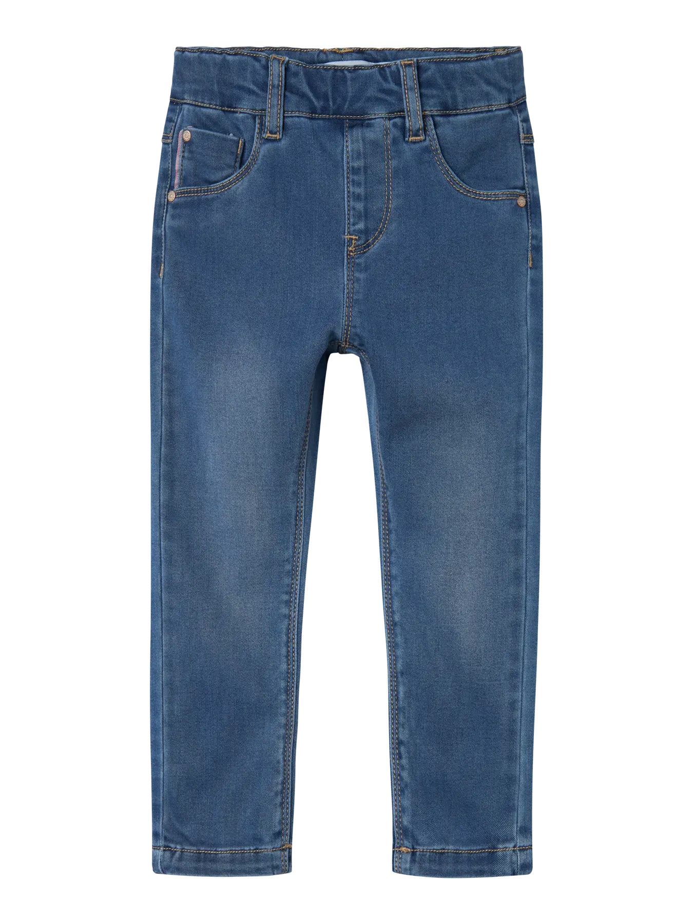  NAME IT Kinder Jeans in mittelblauer Waschung mit Slim Fit, im Bärechind Winterthur Zürich Schweiz erhältlich