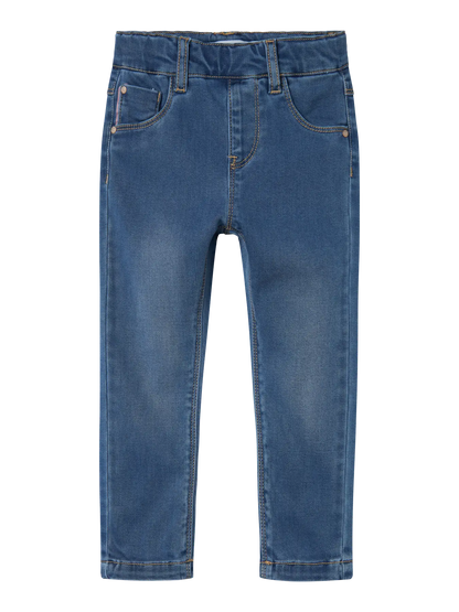  NAME IT Kinder Jeans in mittelblauer Waschung mit Slim Fit, im Bärechind Winterthur Zürich Schweiz erhältlich