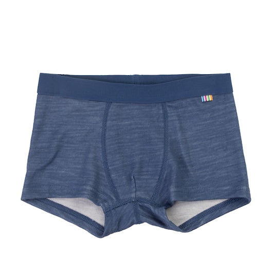 Joha Wolle Bambus Boxershorts in Dunkelblau aus Merinowolle und Bambusviskose für Kinder im Bärechind Winterthur Schweiz