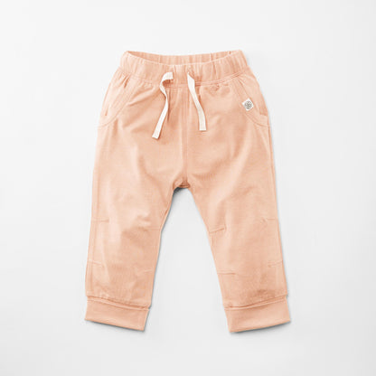 Kinder Jogginghose in Apricot mit elastischem Bund