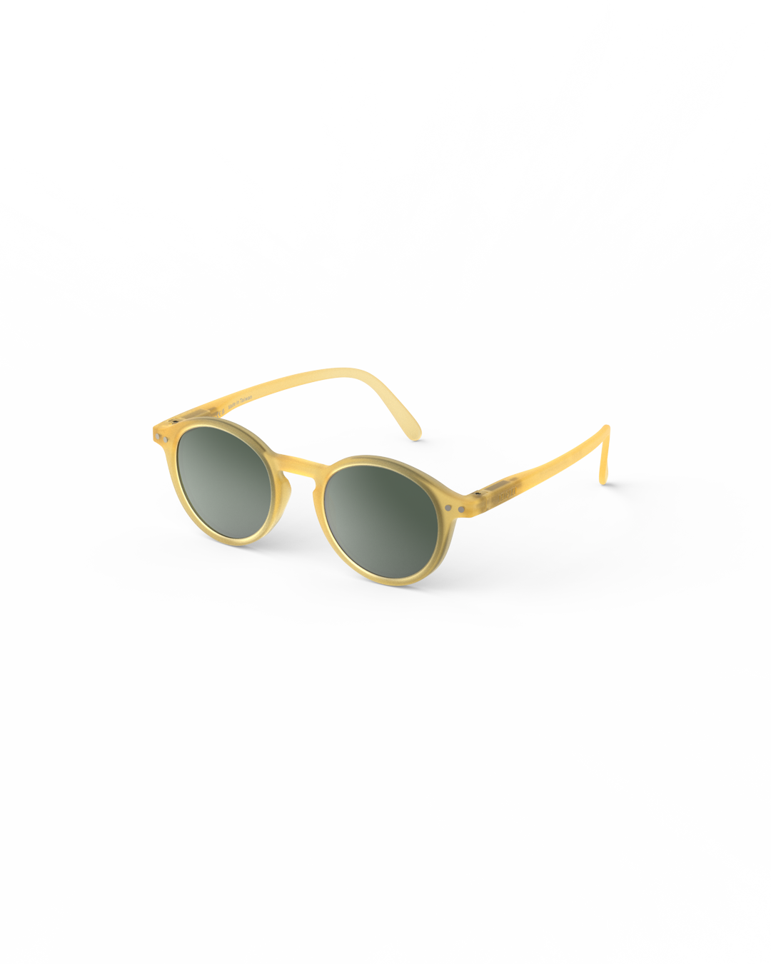 IZIPIZI Kinder Sonnenbrille Honey Yellow Seitenansicht flexibel für 3–5 Jahre – Bärechind Kinderladen Winterthur Zürich Schweiz