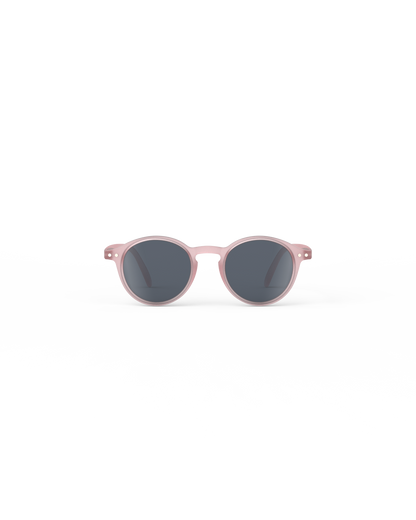 IZIPIZI Kinder Sonnenbrille 5-7 Jahrem Pink Frontansicht mit runden Gläsern – erhältlich im Kinderladen Bärechind Winterthur