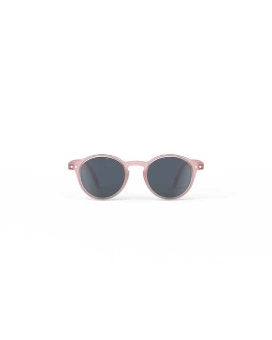 IZIPIZI Kinder Sonnenbrille 5-7 Jahrem Pink Frontansicht mit runden Gläsern – erhältlich im Kinderladen Bärechind Winterthur