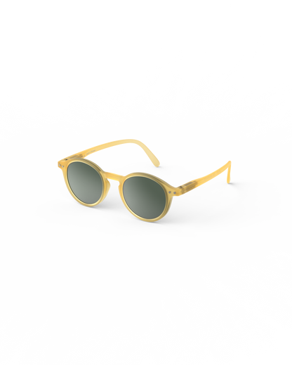 IZIPIZI Kinder Sonnenbrille Yellow Honey Seitenansicht mit flexiblem Gestell – Bärechind Kinderladen Winterthur Zürich Schweiz
