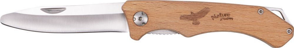 Taschenmesser für Kinder mit Holzgriff und Edelstahlklinge Nature Zoom im Bärechind Winterthur Zürich Schweiz.