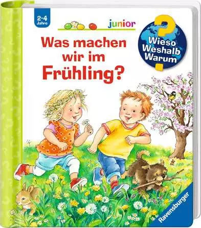 Kinderbuch Was machen wir im Frühling aus der Reihe Wieso Weshalb Warum im Bärechind Winterthur Zürich Schweiz.