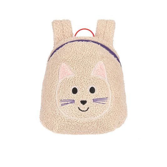 Kinderrucksack Tiny Team in Teddy-Optik von Lässig, erhältlich bei Bärechind in Winterthur, Zürich, Schweiz.