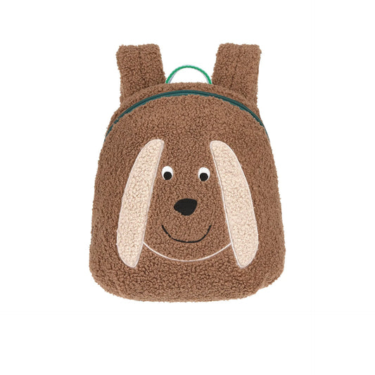 Kinderrucksack Tiny Team in Teddy-Optik von Lässig, erhältlich bei Bärechind in Winterthur, Zürich, Schweiz.