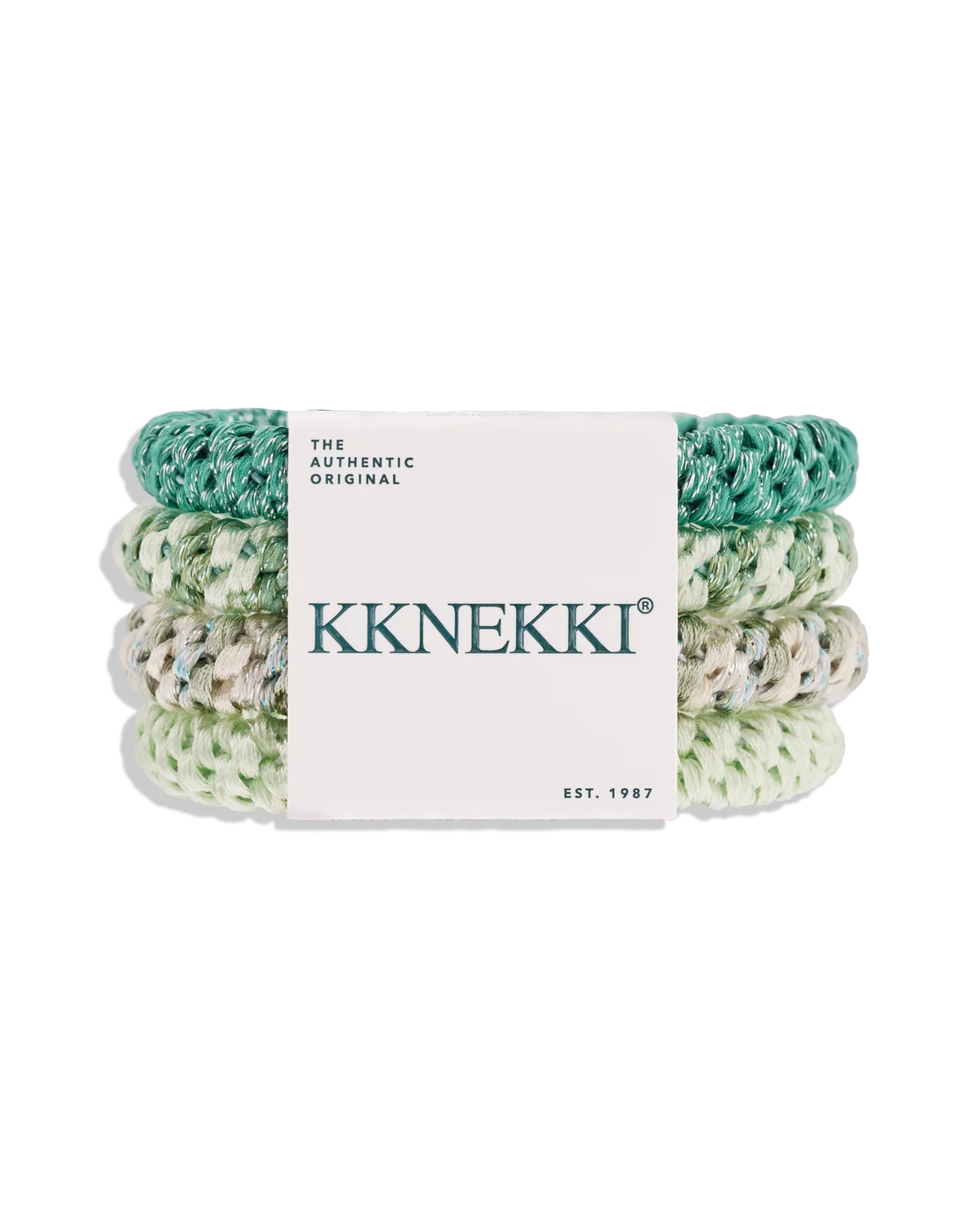 KKNEKKI Haargummi Bundle 4 Stück in Grüntönen, erhältlich im Bärechind Winterthur Zürich Schweiz