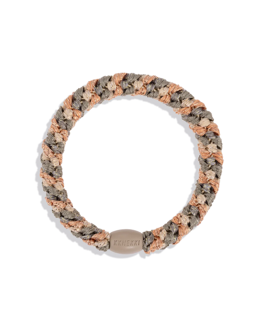 KNEKKI Haargummi Mix Roségold Camo mit Glitzer, erhältlich bei Bärechind Winterthur Zürich Schweiz
