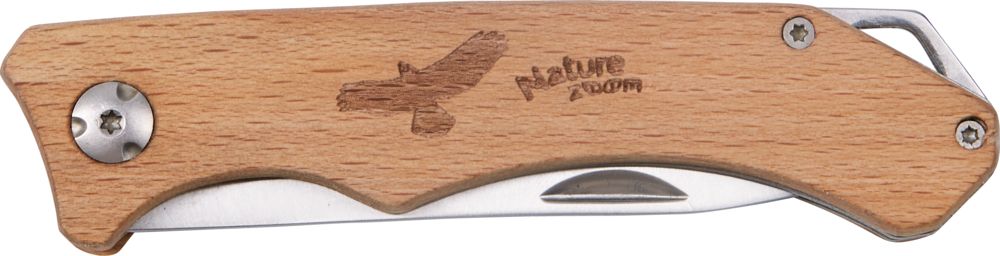 Nature Zoom Klappmesser für Kinder mit Holzgriff im Kinderladen Bärechind Winterthur Zürich Schweiz.