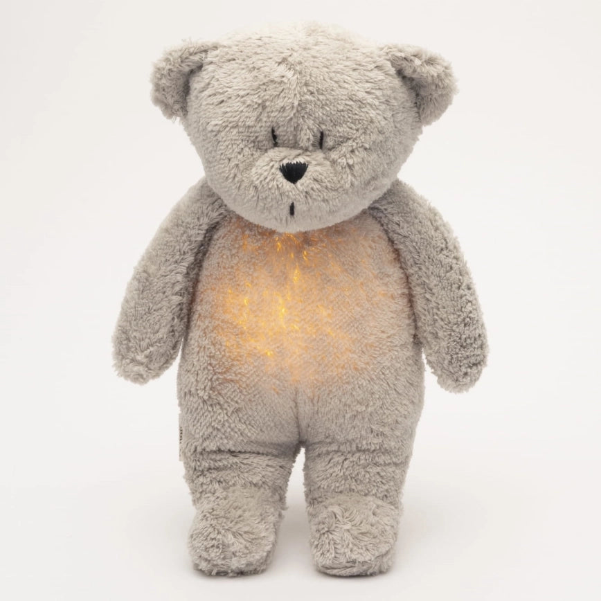 Kuscheltier Bär mit warmem Nachtlicht für Babys und Kinder – weiches, wiederaufladbares LED Nachtlicht für ruhiges Einschlafen im Kinderzimmer in Winterthur Zürich Schweiz