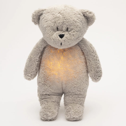 Kuscheltier Bär mit warmem Nachtlicht für Babys und Kinder – weiches, wiederaufladbares LED Nachtlicht für ruhiges Einschlafen im Kinderzimmer in Winterthur Zürich Schweiz