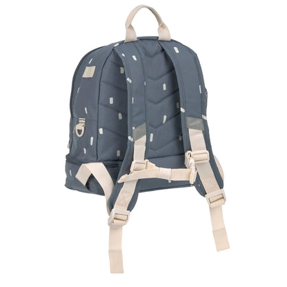 Rückansicht vom LÄSSIG Kindergartenrucksack Mini Happy Prints mit Schultergurten im Bärechind Winterthur
