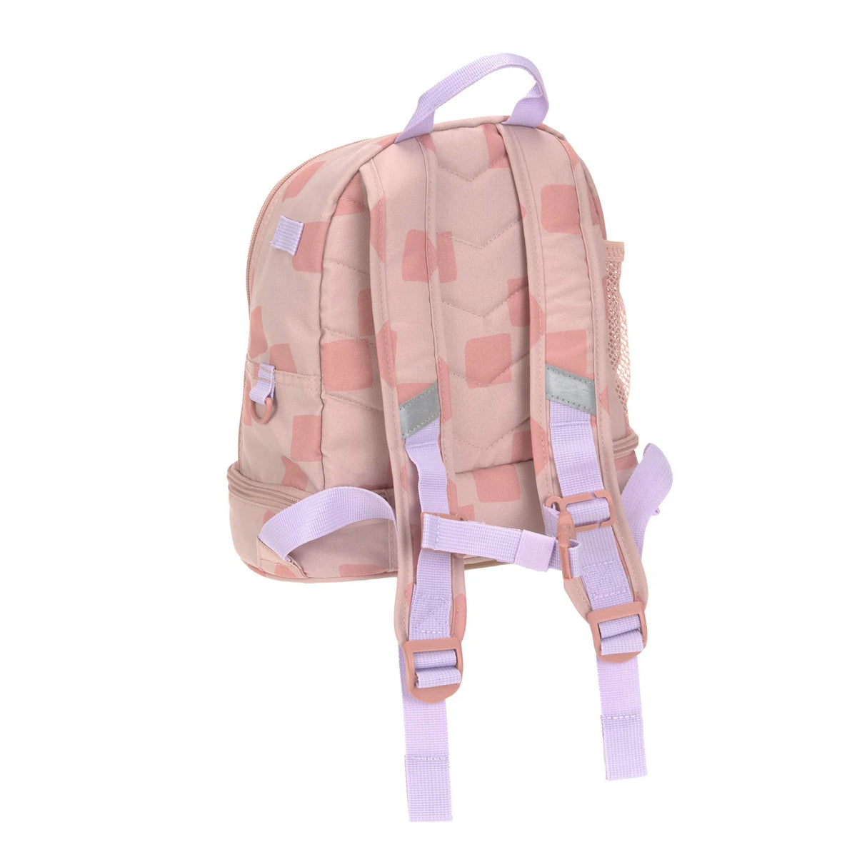Rückansicht vom LÄSSIG Kindergartenrucksack Mini Pattern Party im Bärechind Winterthur
