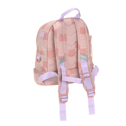 Rückansicht vom LÄSSIG Kindergartenrucksack Mini Pattern Party im Bärechind Winterthur
