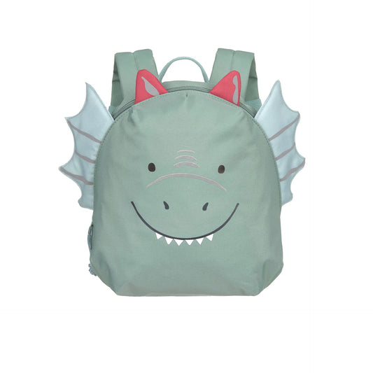 Lässig Kinderrucksack Tiny Team Drachen, Vorderansicht