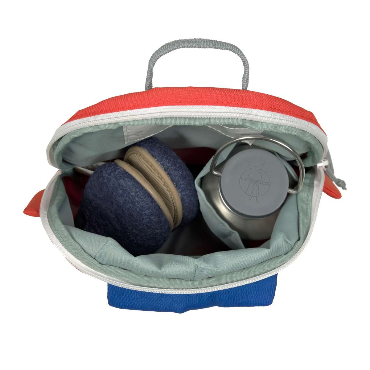 Detailansicht des Lässig Kinderrucksacks Tiny Team Feuerwehrauto
