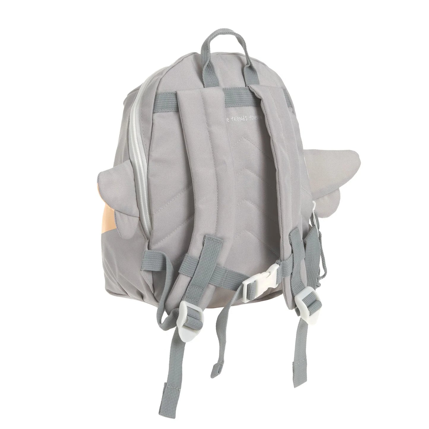 Lässig Kinderrucksack Tiny Team Flugzeug, Rückansicht mit gepolsterten Trägern