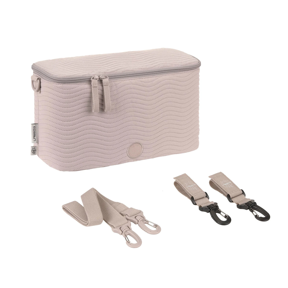 Lässig Kinderwagen Organizer Enoa in Mushroom mit Befestigungshaken