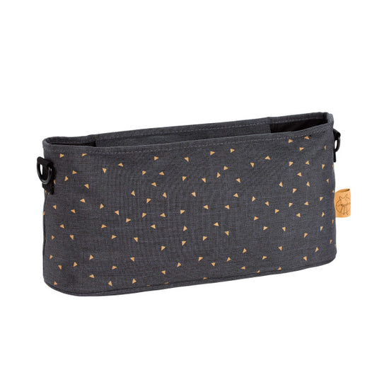 Lässig Kinderwagen Organizer Triangle Dark Grey, Vorderansicht