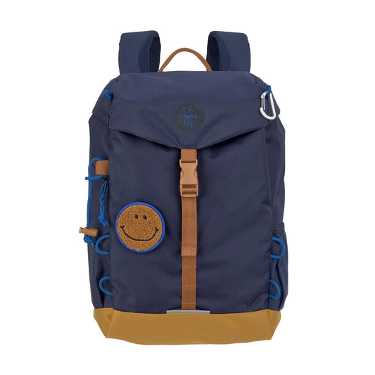 Lässig Wanderrucksack Kinder 14 L Little Gang in Blau, Vorderansicht, nachhaltiger Rucksack für Schulkinder, erhältlich im Bärechind Winterthur.