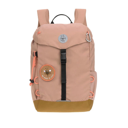 Lässig Wanderrucksack Kinder 14 Liter Nature Braun in der Vorderansicht, nachhaltiger Kinderrucksack für Waldkindergarten, Wanderungen und Ausflüge, im Bärechind Winterthur.