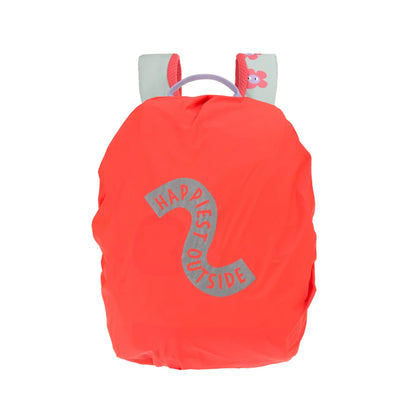 Lässig Wanderrucksack Happy Trails Blume 9 Liter mit integrierter Regenhülle für Wanderausflüge und Waldspielgruppe, erhältlich im Bärechind Winterthur.